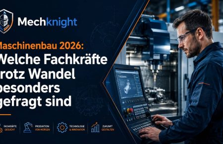 Maschinenbau 2026: Welche Fachkräfte trotz Stellenabbau und schwacher Nachfrage gebraucht werden